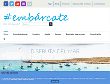 Tablet Screenshot of embarcate.com